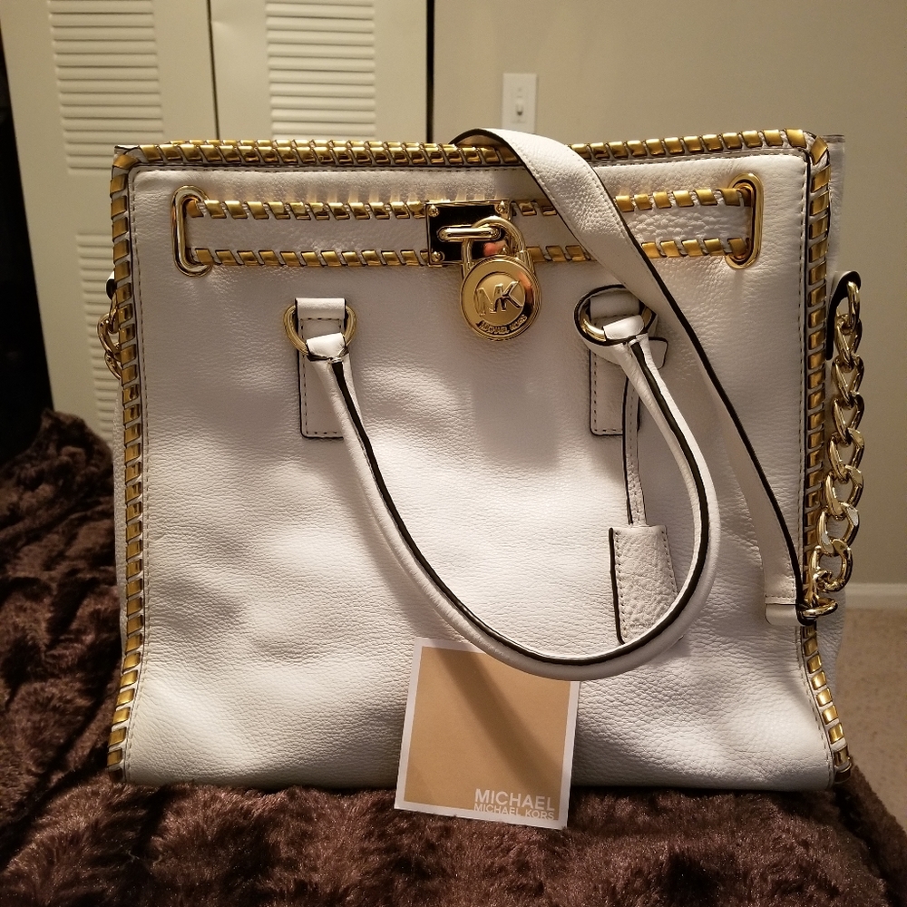Michael Kors Large Micro Studs Hamilton Tote